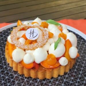 Tarte abricot/verveine